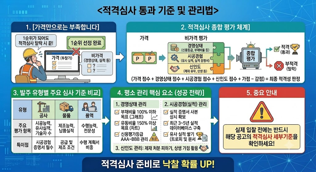 적격심사 통과 기준
